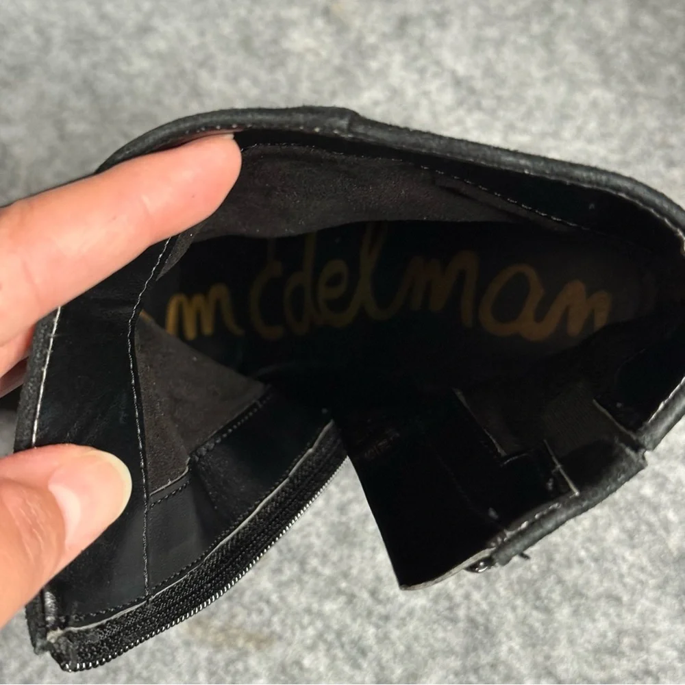 Sam Edelman‎ Black Suede Daruby Bootie- Sz 7M